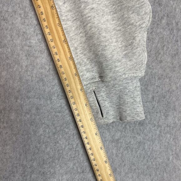 Lululemon Sweatshirt Womens M/L Scuba Oversized Half Zip Hoodie Heathered Grey - Picture 6 of 9